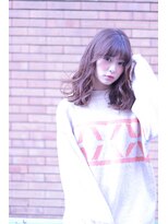 カシュカシュ(cache cache)&nbsp;cache cache★ショコラブラウンの色っぽセミディ