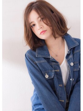 マリアバイアフロート(Maria by AFLOAT) 韓国風シースルーボブ フォギーベージュ