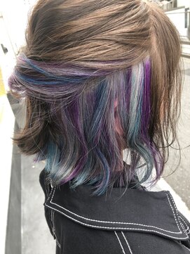 ビヨンドイー(beyond E) ユニコーンカラーミニボブ