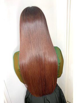 グランドライン(GRAND LINE) 美髪ロングヘア×ローズピンクブラウン　レイヤーロング