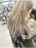 *【SUN】ホワイトグレージュイルミナカラー