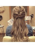 ナチュラルヘアセットスタイル