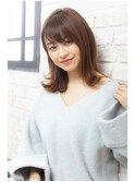 ナチュラル外ハネカール/ナチュラルグレージュ