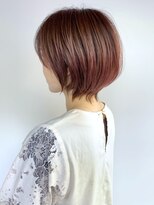 アイティー バイ アルバム 中野店(IT by ALBUM)&nbsp;ちびウルフピンクベージュ_Aラインボブ_ba331331