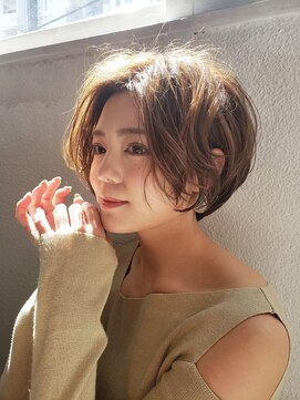 ロンドプロフィール 浦和(Lond profil) 浦和ショートヘアショートカット韓国白髪ぼかし白髪染めボブ