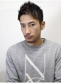 大人メンズにおすすめ/アップバングショート/【人形町/浜町】