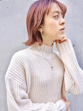 ネオリーブカップ 町田店(Neolive capu) 外ハネボブ * 暖色カラー【neolivecapu町田店】