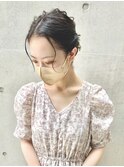 シニヨン // 綺麗めスッキリアップスタイル