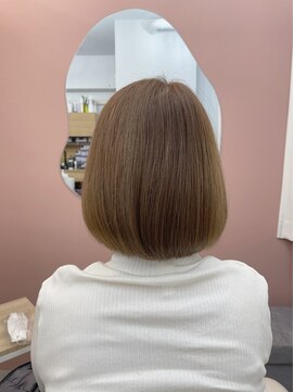 シーヤ(Cya) 髪質改善シナモンベージュボブ♪