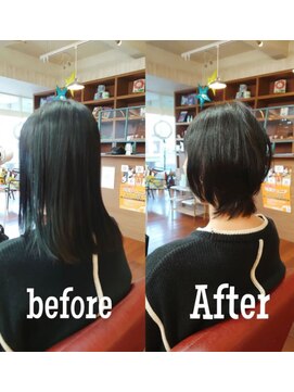 スミカ(sumica) #黒髪 #ばっさりカット # イメチェン