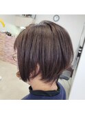 立体感ショートボブ