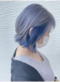 シルバー×インナーブルー
