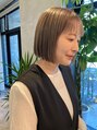 オンドバイサク(ondo by Saku) ぷつっとボブ♪/大人ハイトーンベージュ@ondo_haruna.kohara