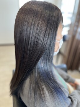 コア フィール ア デイ(COIFFURE A DAY) 【ネイビーブルーインナー】潤艶M3D酸熱融合ピコカラー