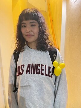 カンナ オーガニック ヘアデザイン(CANNA ORGANIC & HAIR DESIGN) 【CANNA/代官山/ケアブリーチ】個性派パーマスタイル