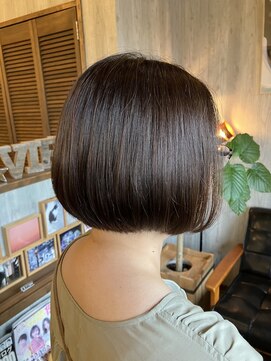 ヘアードレスビュー(hair dress V.I.E.W) ボブ×ミントグレージュ