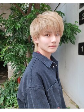 パープル(purple) メンズウルフ