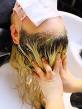 完全個室での『選べる』頭皮改善メニュー☆【オーガニックリンパマッサージ】『クリームバス』～極上バリ式