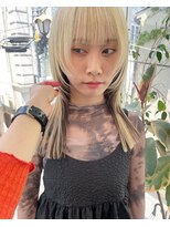 ジーナ オモテサンドウ(XENA)&nbsp;ケアブリーチ×ハイトーン×ブロンド(表参道)