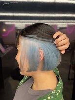 キジ(KIJI)&nbsp;★ホワイトブルー×インナーカラー★