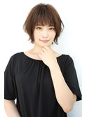 襟足長めショート