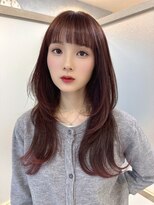 ジーナ 天神(Zina)&nbsp;ウルフレイヤー×ボルドーカラー