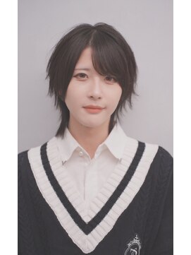 ポプルス(popls) メンズアイドル風中性ウルフ/メンズレイヤーウルフ