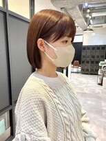 ネウィ ジャム 町田(newi JAM)&nbsp;大人かわいいエギョモリ ミルクティーブラウン ひし形シルエット