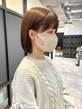 ネウィ ジャム 町田(newi JAM) 大人かわいいエギョモリ ミルクティーブラウン ひし形シルエット