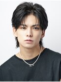 韓国ニュアンスパーマシャドウパーマワックスなしセンターパート
