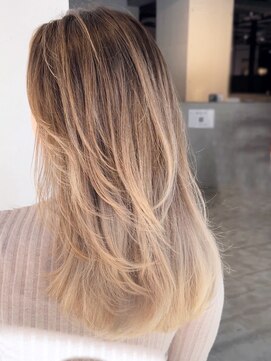 シオン(shion) 似合わせカットマロンベージュメルティカラー_ba488762