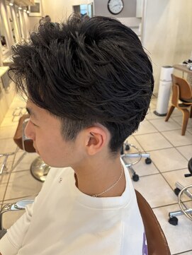 モップス 富岡店(MOPS) ニュアンスパーマ×メンズカット