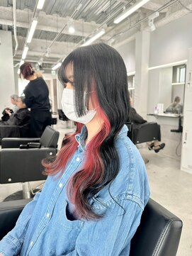 ジゼル 中津大分(GiseL) 理想の色イヤリングカラー ピンクレッドカラー 春大人気!