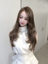 コア 銀座(COA)&nbsp;ロングレイヤー/オリーブカラー/似合わせカット/イメチェン