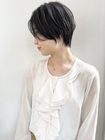 オーソ(AUTHO) グレージュカラー/ボブウルフ/黒髪/ココアベージュ/40代/50代 b