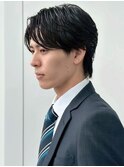 men's/メンズ/メンズカット/髪質改善/縮毛矯正/ブルーブラック