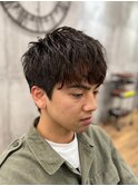 初めてのパーマでも◎ラフな質感が人気のシャドウパーマ