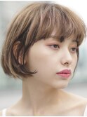ハイライトとローライトで作るフレンチボブ