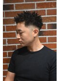 MENSHAIR/特殊パーマ/針金パーマ/スパイキーショートアフロ