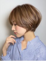 レリー 伊丹(Rely)&nbsp;大人可愛い丸みショートボブ[伊丹駅/髪質改善/白髪染め]
