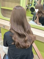 イオエ 西梅田(ioe)&nbsp;ブリーチなしカラー/髪質改善/ミルクティーベージュ/小顔ヘア