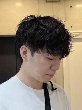 ブルニール 心斎橋(BLEUNIR) シャドウパーマ 無造作 マッシュ 心斎橋メンズパーマ
