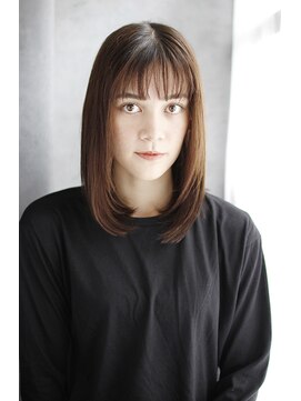 シュシュット(chouchoute) 黒髪質改善ココアベージュオリーブグレー小顔クラゲヘアー/064