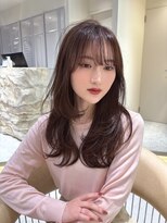 ロンドメリア 天神大名店(Lond Melia) 黒髪カタログ/オリーブグレー/小顔に見せるヘア/クラゲヘアー