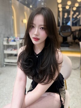 シーシンジュク 新宿南口(Sea shinjuku) 大人ガーリー×ダークアッシュ[似合わせカット/ミディアム]