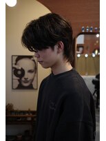 エディ(Edy)&nbsp;メンズウルフカットマッシュウルフニュアンスパーマ眉毛カット