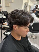 ビカムメンズヘアー 栄店(become men's hair)&nbsp;ブラウンニュアンスサーフ
