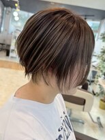 ガーデン 西川田店(garden)&nbsp;宇都宮ショートカット白髪ぼかしハイライト白髪染め髪質改善