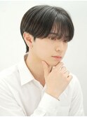 シースルーマッシュ×黒髪