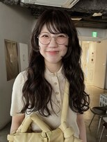 ナヌーク ダイカンヤマ(nanuk daikanyama) ドライパーマ/ロングレイヤーパーマ/コテ巻き風パーマ/